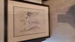 Litho „De twee vrienden” M. Delmotte (36/50), Antiek en Kunst, Ophalen