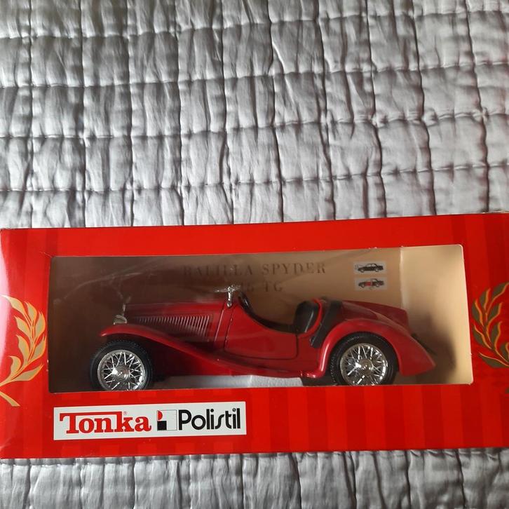 BALILLA SPIDER*1/16*TONKA-POLISTIL*NEW*VINTAGE*, Hobby en Vrije tijd, Modelauto's | 1:18, Nieuw, Auto, Overige merken, Ophalen