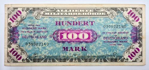 US WWII German Invasion Currency 100 Marks 1944, Verzamelen, Militaria | Tweede Wereldoorlog, Landmacht, Ophalen of Verzenden