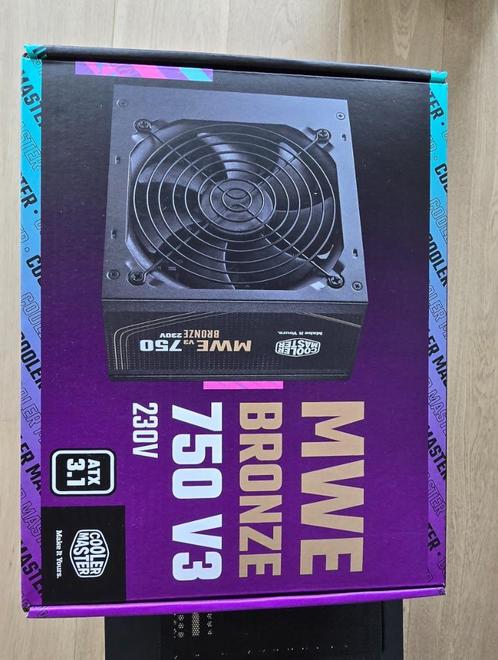 Cooler master voeding 750 w, Computers en Software, Interne voedingen, Nieuw, Ophalen