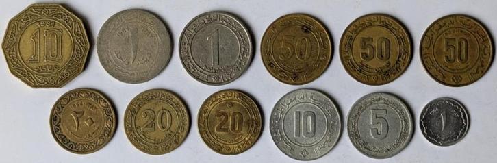 Algerije - muntenset, Postzegels en Munten, Munten | Afrika, Setje, Overige landen, Ophalen