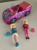 Polly Pocket  cabriolet + 2 poupées + accessoires, Enlèvement ou Envoi
