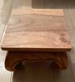 Handgemaakte bijzettafel/voetstuk, Huis en Inrichting, Ophalen, Minder dan 45 cm, Minder dan 55 cm, Asiatique