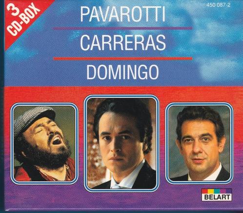 FULL CD - PAVAROTTI/CARRERAS/DOMINGO (3 CD), CD & DVD, CD | Classique, Comme neuf, Opéra ou Opérette, Coffret, Enlèvement ou Envoi
