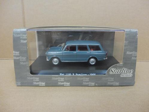 1:43 Starline Fiat 1100 R Familiare Kombi 1966 Grey Cenere, Hobby en Vrije tijd, Modelauto's | 1:43, Zo goed als nieuw, Auto, Starline