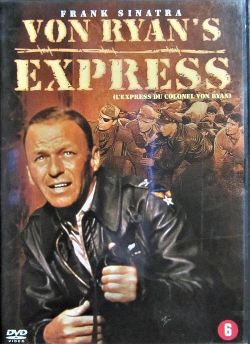 DVD OORLOG- VON RYAN'S EXPRESS (FRANK SINATRA)- 1965- ZELDZA, Cd's en Dvd's, Dvd's | Actie, Zo goed als nieuw, Oorlog, Alle leeftijden