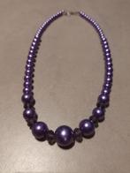 Paarse ketting, Ophalen of Verzenden, Gebruikt, Paars