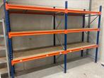 Metalen stelling met drie leggers 80x150cm, Ophalen