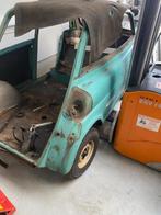 Bmw 600 isseta oldtimer renovatie project ( niet compleet ), Auto's, BMW, Achterwielaandrijving, Blauw, Leder, Handgeschakeld