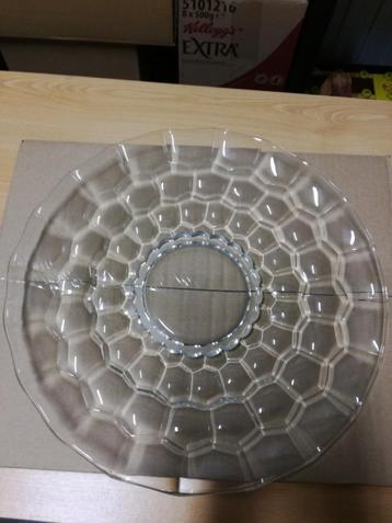 Art Deco schaal / persglas / Val St-Lambert-Luxval beschikbaar voor biedingen