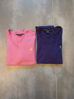 2 T-shirts Ralph Lauren roze en paars, Vêtements | Femmes, T-shirts, Manches courtes, Taille 38/40 (M), Enlèvement ou Envoi, Comme neuf