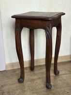 bijzettafeltje, Huis en Inrichting, Tafels | Bijzettafels, Ophalen, Zo goed als nieuw, Vierkant, Hout