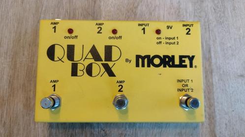 Morley Quad box signaal splitter, Musique & Instruments, Effets, Utilisé, Autres types, Enlèvement ou Envoi