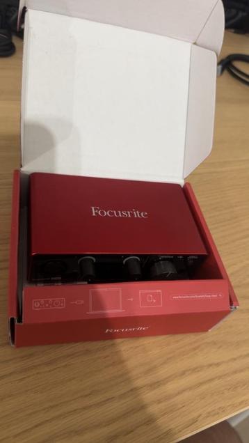 Focusrite Scarlett Solo 3rd Gen – Très bon état beschikbaar voor biedingen