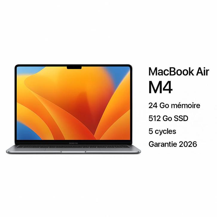 MacBook Air M4 — 24 GB RAM/512 GB — Zo goed als nieuw, Computers en Software, Apple Macbooks, Zo goed als nieuw, MacBook Air, 13 inch