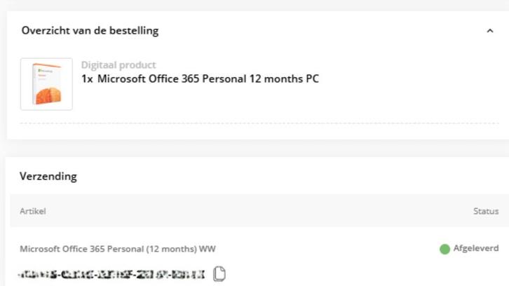 Microsoft Office 365 - 1 persoon - 12 maanden, Computers en Software, Office-software, Nieuw, Ophalen
