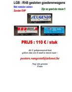 LGB gesloten goederenwagons (VERLAAGDE PRIJS), Ophalen, Gelijkstroom, Wagon, Zo goed als nieuw