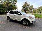 Ssanyong Korando 2.0 Diesel 2014 - EXPORT - goed onderhouden, Auto's, SsangYong, Euro 5, 2000 kg, Wit, Leder