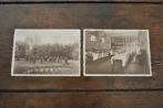 2 Cartes postales sépia dentelées de Brasschaet Pensionnat, Verzamelen, Postkaarten | België, Ophalen of Verzenden, 1940 tot 1960