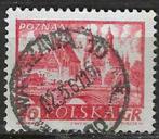 Polen 1960 - Yvert 1055 - Historische stad - Poznan (ST), Timbres & Monnaies, Timbres | Europe | Autre, Affranchi, Envoi, Pologne