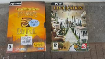 2-delige spellen, CIVILIZATION AND THE CHILDREN OF THE NILE  beschikbaar voor biedingen