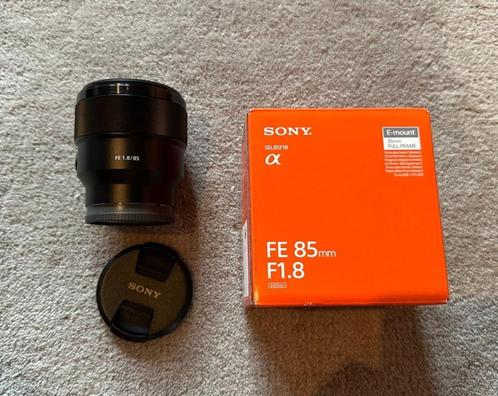 Sony SEL85F18F Objectif 85 mm ouverture F 1.8, TV, Hi-fi & Vidéo, Photo | Lentilles & Objectifs, Comme neuf, Enlèvement