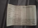 Peugeot 305-registratie- en conformiteitspapier, Ophalen of Verzenden