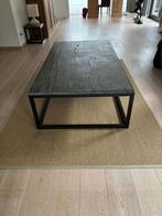 Salontafel met massief houten blad (perfecte staat), Ophalen, 50 tot 100 cm, Zo goed als nieuw, 150 tot 200 cm