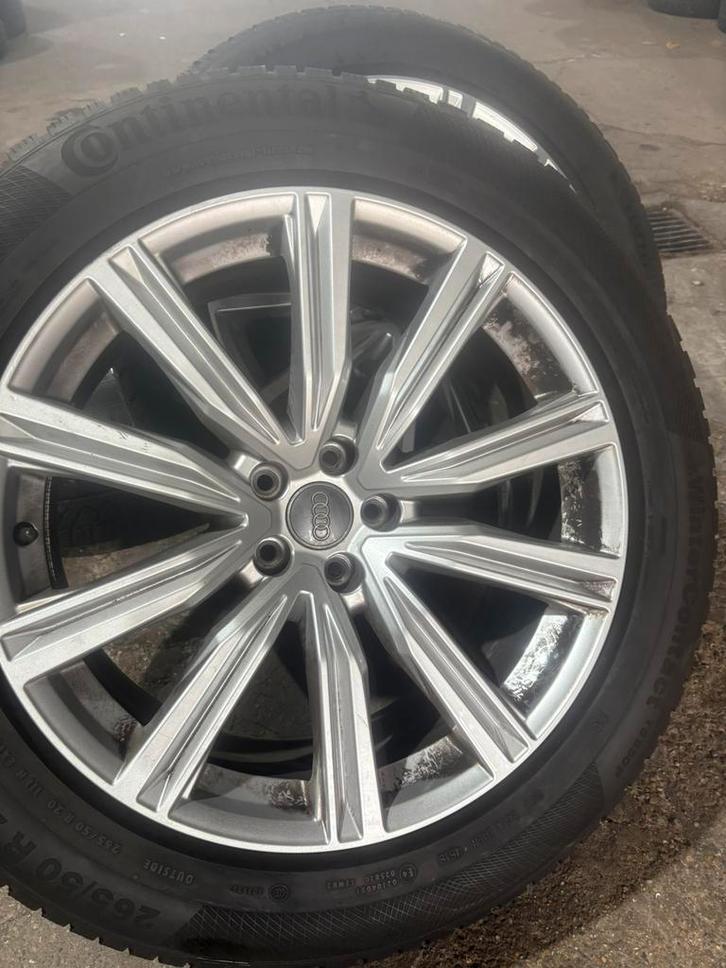 Kits audi q8 sq8 en 265 50 20 continental 6mm, Auto-onderdelen, Banden en Velgen, Band(en), Winterbanden, Ophalen