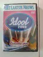 DVD VTM Het Laatste Nieuws Idool 2003 Karaoke, Alle leeftijden, Ophalen of Verzenden, Nieuw in verpakking, Muziek en Concerten