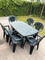 Tuinset tafel + 6 stoelen, Ophalen, Tuinset
