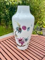 Grote vaas met bloemendecoratie in Limoges-porselein, Ophalen of Verzenden