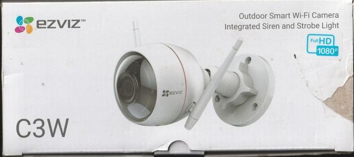 Ezviz  SMART WIFI CAMERA EXTERIEUR   C3W 1920x1080p, Audio, Tv en Foto, Videobewaking, Zo goed als nieuw, Buitencamera, Ophalen of Verzenden