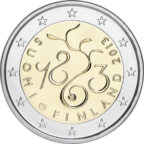 2 euro Finland 2013 - 150 jaar Parlement (UNC), Postzegels en Munten, Munten | Europa | Euromunten, Losse munt, 2 euro, Finland
