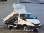 Iveco Daily 35C14 Kipper 3500kg trekhaak Airco Cruise Kieper, Auto's, Bestelwagens en Lichte vracht, Gebruikt, Euro 6, Wit, Bedrijf