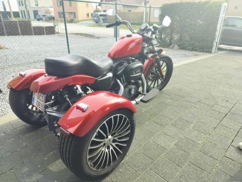 Harley sportster trike (met keuring)(Autorijbewijs B), Motoren, Quads en Trikes, meer dan 35 kW, 2 cilinders, Ophalen