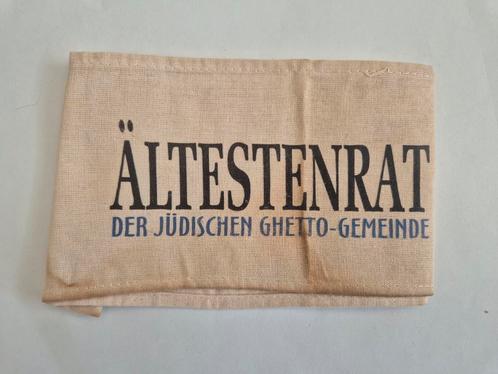 Armband Ältestenrat Joodse Ghetto-Gemeente (erfenis), Verzamelen, Militaria | Tweede Wereldoorlog, Ophalen of Verzenden