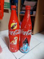 Lot de 2 bouteilles wrapped coca cola 1Litre, Collections, Utilisé, Enlèvement ou Envoi