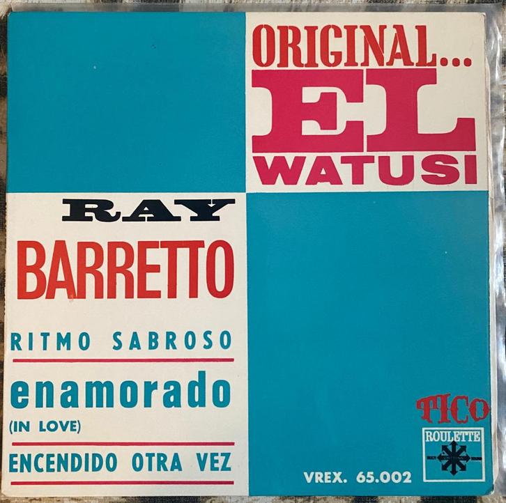 Ray Barretto El Watusi Ritmo Sabroso Enamorado, Cd's en Dvd's, Vinyl | Latin en Salsa, Gebruikt, Overige formaten, Ophalen of Verzenden