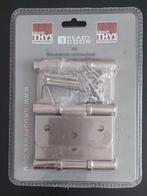 Set van 3 omkeerbare zilveren kogelscharnieren nieuw, Doe-het-zelf en Bouw, Ophalen, Nieuw, Overige typen