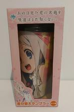 Anime: Anohana tumbler/drinkbeker, Ophalen of Verzenden, Zo goed als nieuw