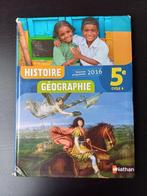 Historia geografía 5e cycle 4, Enlèvement ou Envoi, Comme neuf, Histoire, Nathan