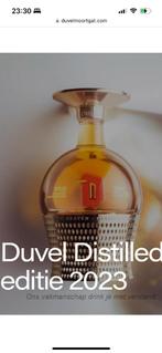 Duvel Distilled 2023 ruiten tegen een fles Duvel Distilled 2, Nieuw, Duvel, Flesje(s), Ophalen
