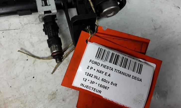 INJECTOR BRANDSTOF Ford Fiesta 6 (JA8) (0280158207), Auto-onderdelen, Brandstofsystemen, Ford, Gebruikt