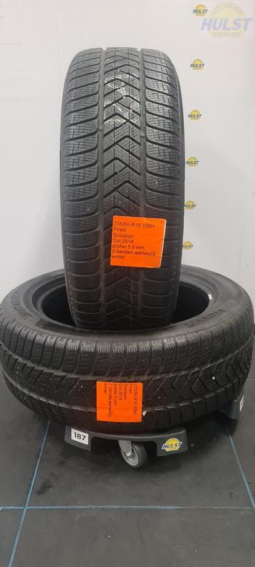 2 gebruikte Pirelli winterbanden 235/55 R19 105H beschikbaar voor biedingen