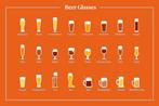 Verschillende bierglazen(zie lijst), Ophalen, Zo goed als nieuw
