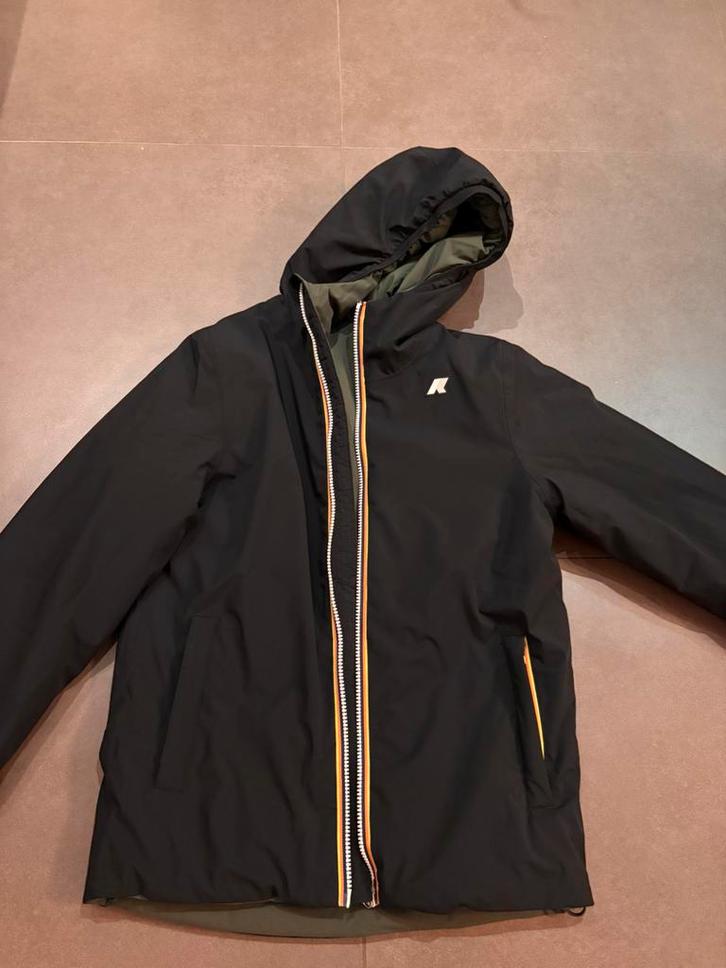 K-Way omkeerbare jas - maat S, Kleding | Heren, Jassen | Winter, Nieuw, Maat 46 (S) of kleiner, Zwart, Ophalen of Verzenden