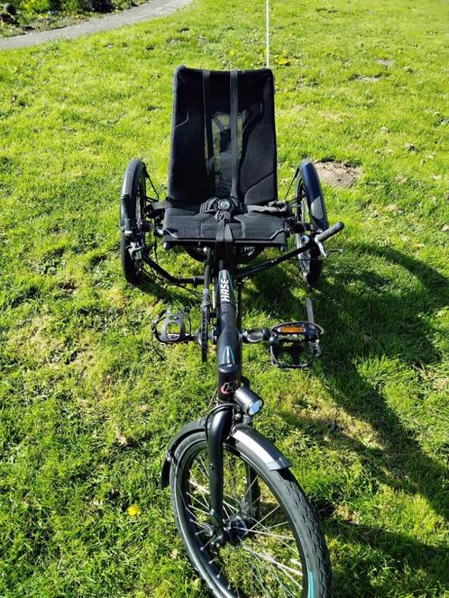 Hase Kettwiesel aanhangfiets of ligfiets, Vélos & Vélomoteurs, Accessoires vélo | Remorques, Comme neuf, Vélo suiveur, 80 kg ou plus