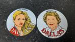 Stickers vintage de la série télévisée Dallas Miss Ellie Luc, Collections, Autocollants, Comme neuf, Cinéma, Télévision ou Audiovisuel