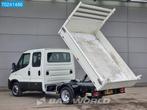 Iveco Daily 35C12 Kipper Dubbel Cabine Euro6 3500kg trekhaak, Autos, Camionnettes & Utilitaires, 120 ch, 3500 kg, Tissu, Iveco
